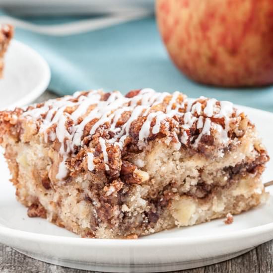 One-Bowl Apple Streusel Coffee Cake