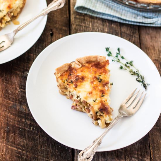 Ham and Cheese Quiche