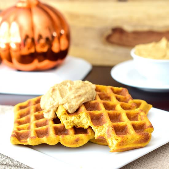 Gluten Free Pumpkin Waffles