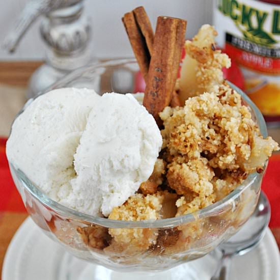 Apple Toffee Crumble