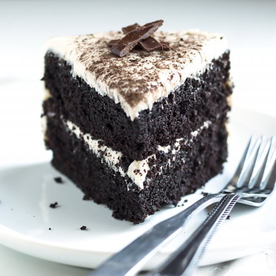 The Ultimate Dark Chocolate Cake