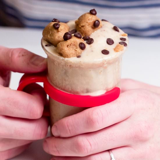 Peanut Butter Cookie Dough Milkshake