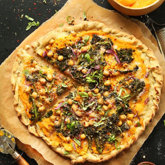 Butternut Squash Veggie Pizza