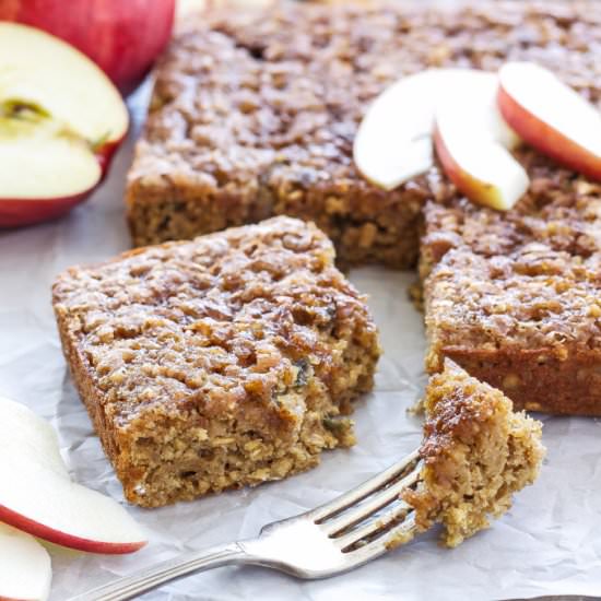 Cinnamon Apple Snack Cake