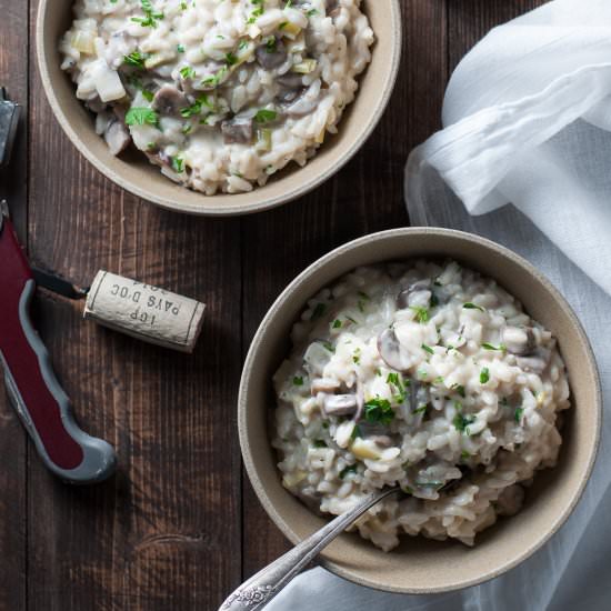 Mushroom Rosé Risotto