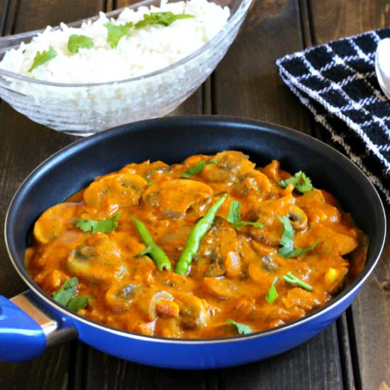 Mushroom Butter Masala