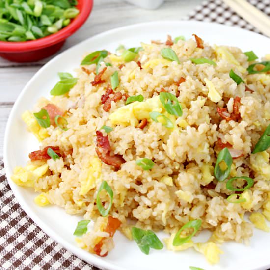 Bacon & Egg Breakfast Fried Rice