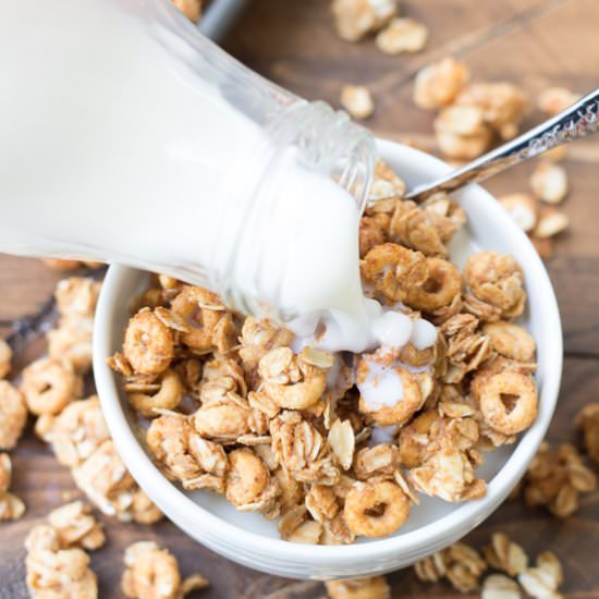 Peanut Butter Cheerios Granola