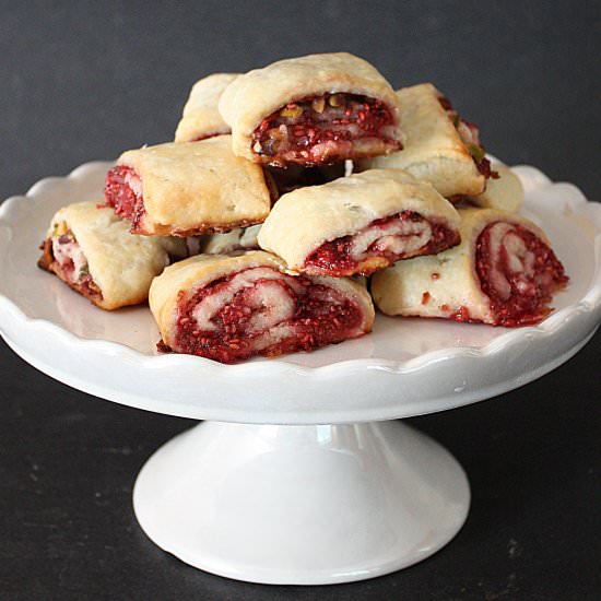 Vegan Raspberry Rugelach