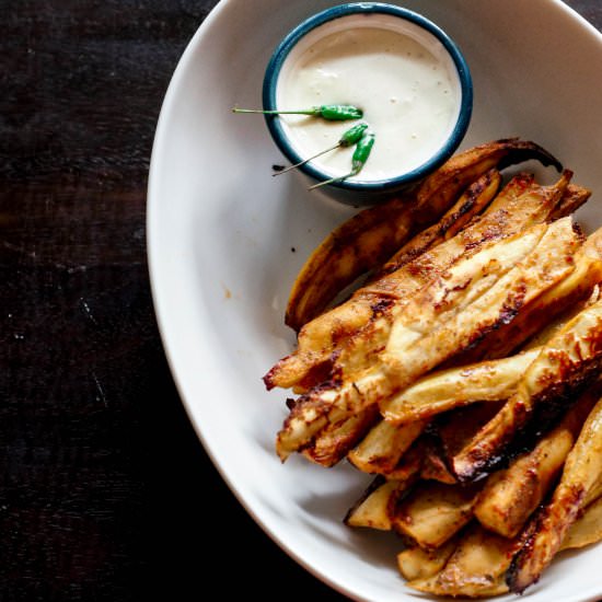 Za’atar Spiced Sweet Potato Fries