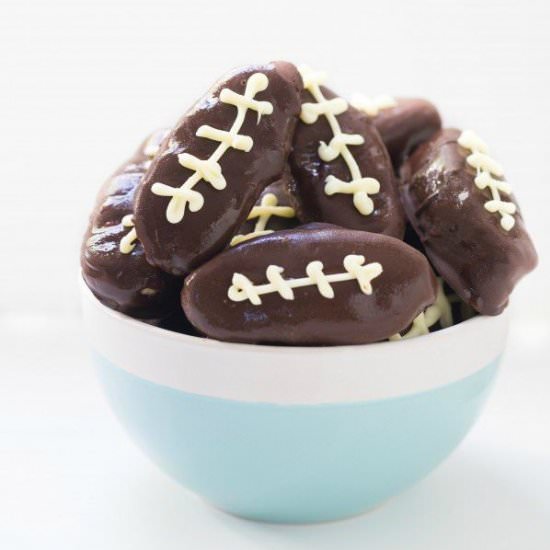 Healthy Cookie Dough Footballs