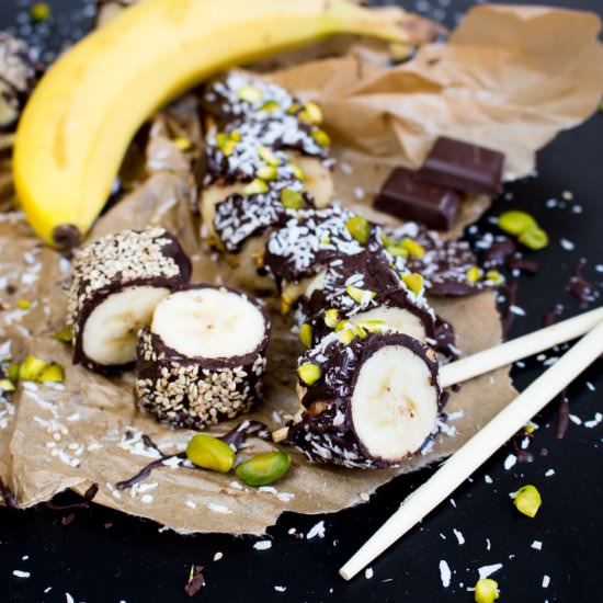 Super Easy Banana Sushi