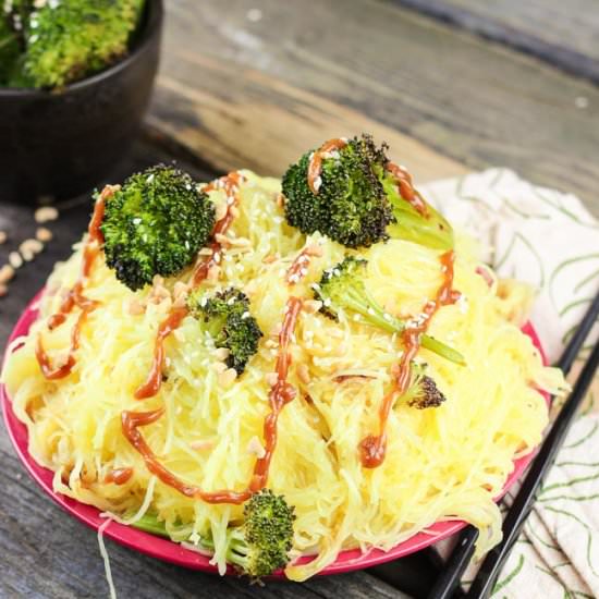 Spicy Peanut Spaghetti Squash