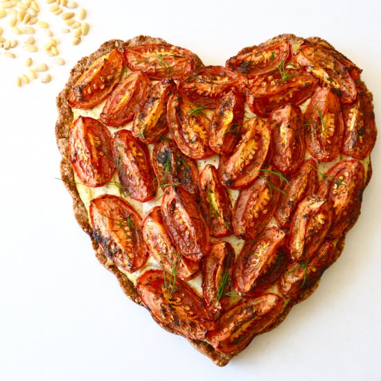 Dill and Roasted Tomato Tart