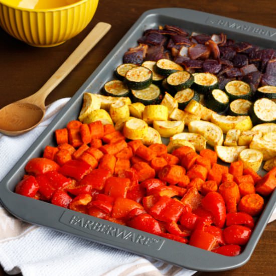 Rainbow Roasted Vegetables