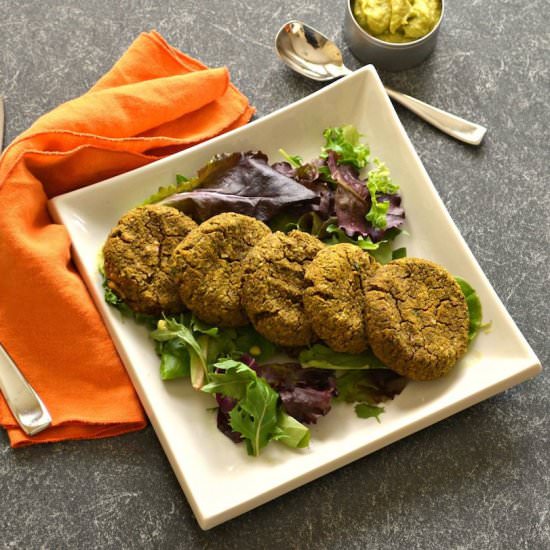 Sweet Potato & Walnut Falafel