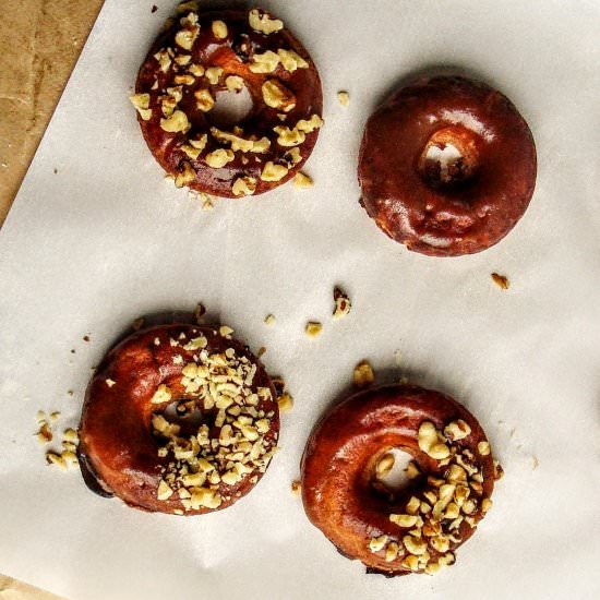 Apple Glazed Apple Donuts