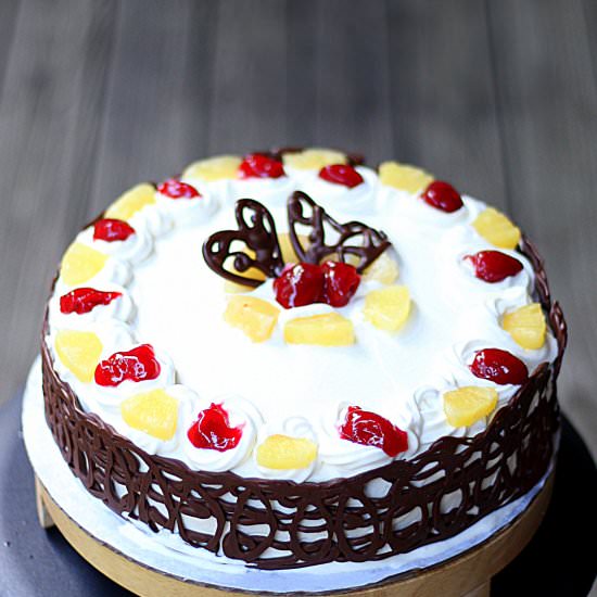 Pineapple Fresh Cream Cake