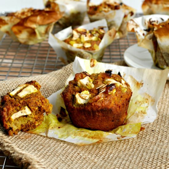 Healthy Breakfast Apple Muffins