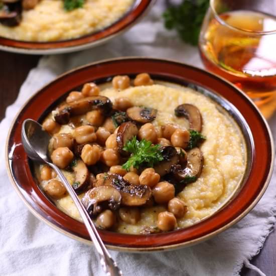 Mushroom & Chickpea Marsala