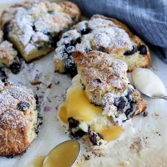 Lemon Blueberry Scones