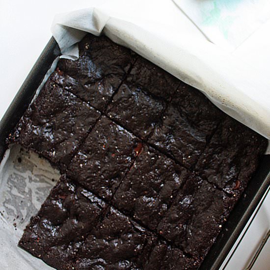 Vegan brownies.