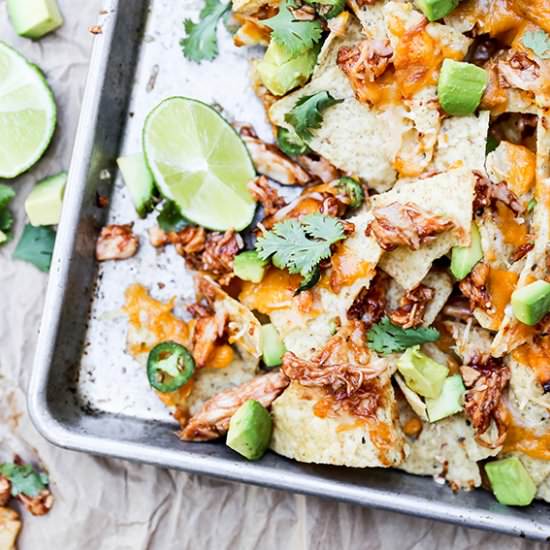 Barbecue Chicken Nachos