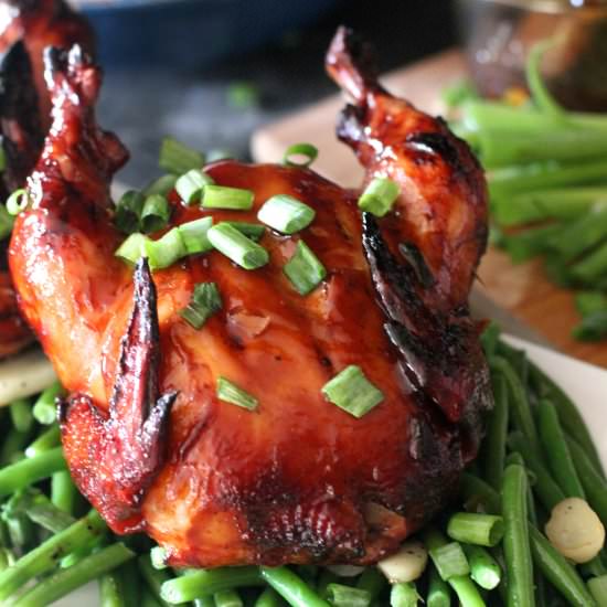 Teriyaki Cornish Game Hens