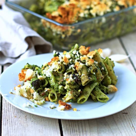 Kale Pasta Casserole