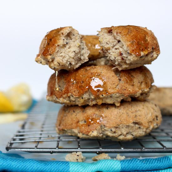 Lemon Poppyseed Doughnuts