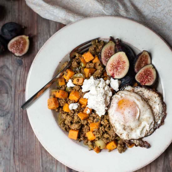 Spiced Beef and Sweet Potato Bowls