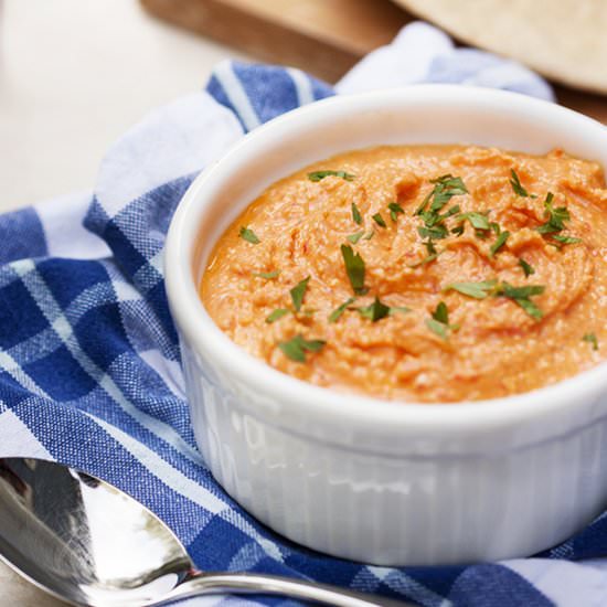 Roasted Red Pepper and Feta Dip