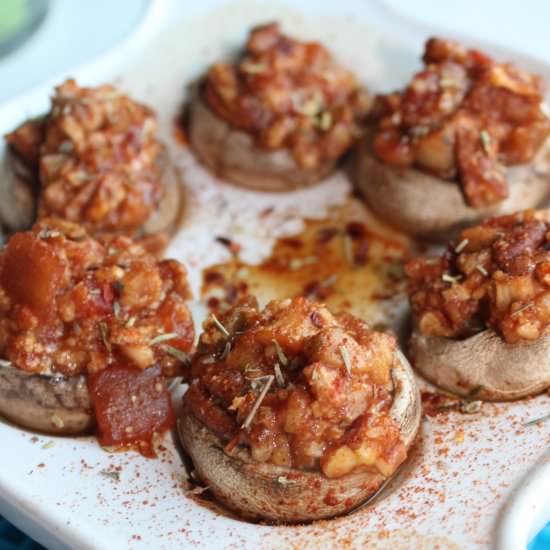 Vegan Stuffed Mushrooms