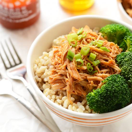 Honey Sriracha Slow Cooker Chicken