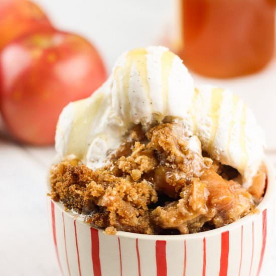 Gluten-Free Peach Apple Crumble