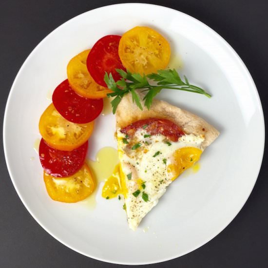 Spanish Breakfast Pizza