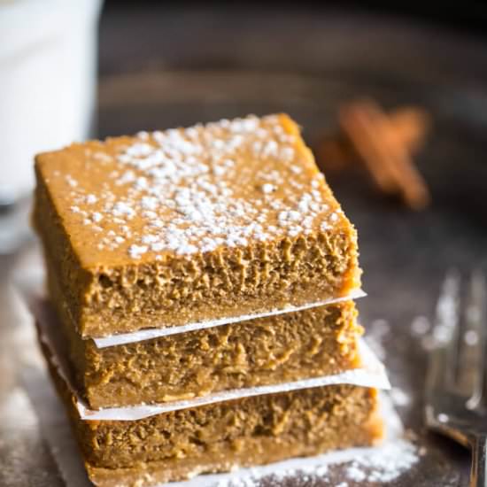 Skinny Gluten Free Pumpkin Cheesecake