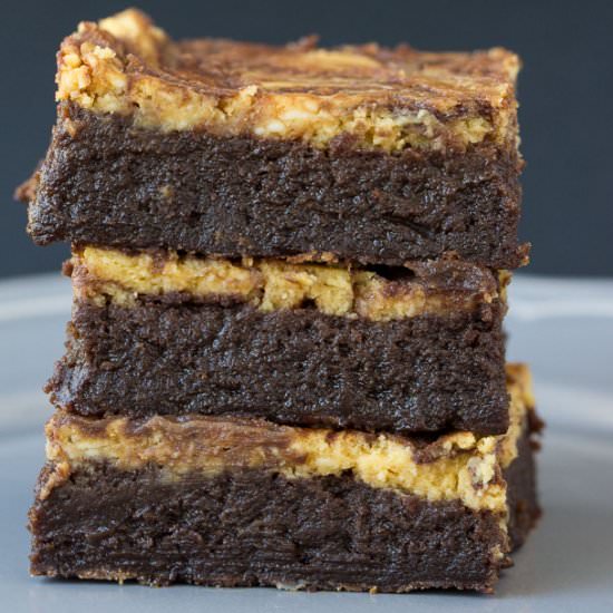 Pumpkin Cheesecake Brownies