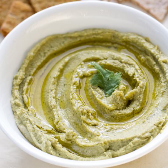 Spinach & Arugula Hummus
