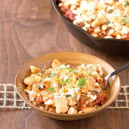 White Bean Stew with Oregano Pesto