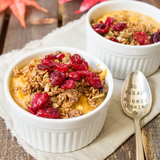 Pumpkin Pie Maple Oatmeal