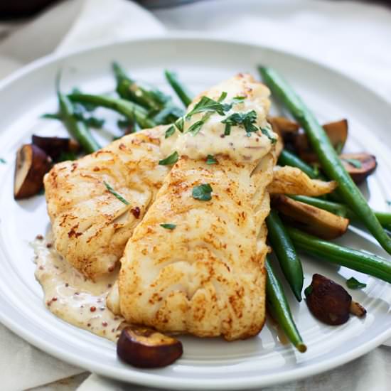 Brown Butter Seared Haddock