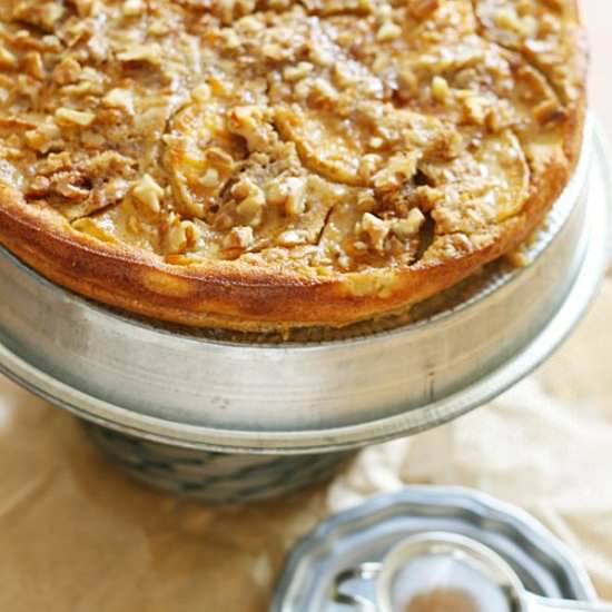 Apple and Sweet Potato Clafoutis