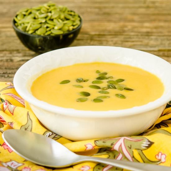 Celeriac Sweet Potato Soup