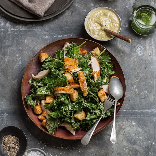 kale caesars salad