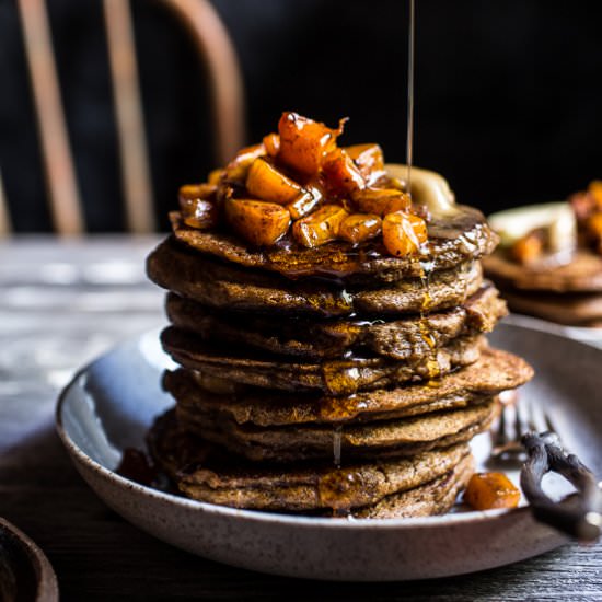 Spiced Almond Pancakes