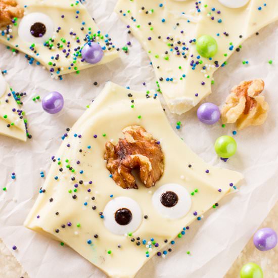 Monster Brain Halloween Bark