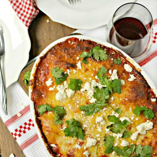 Chorizo Mouthparty Lasagna Rolls