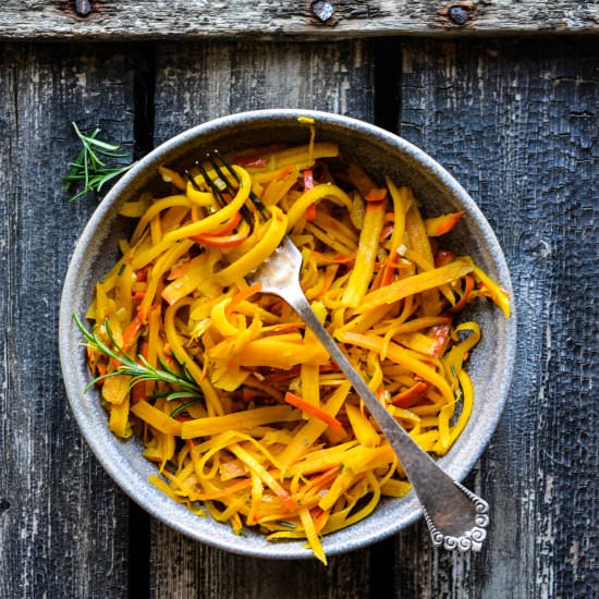 Roasted Pumpkin Spaghetti