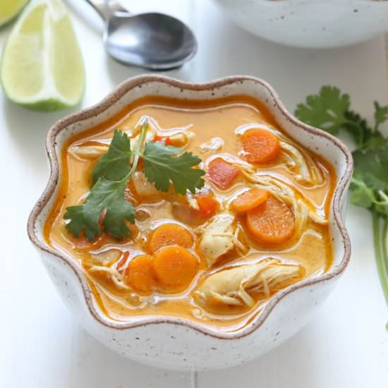 coconut lime chicken soup